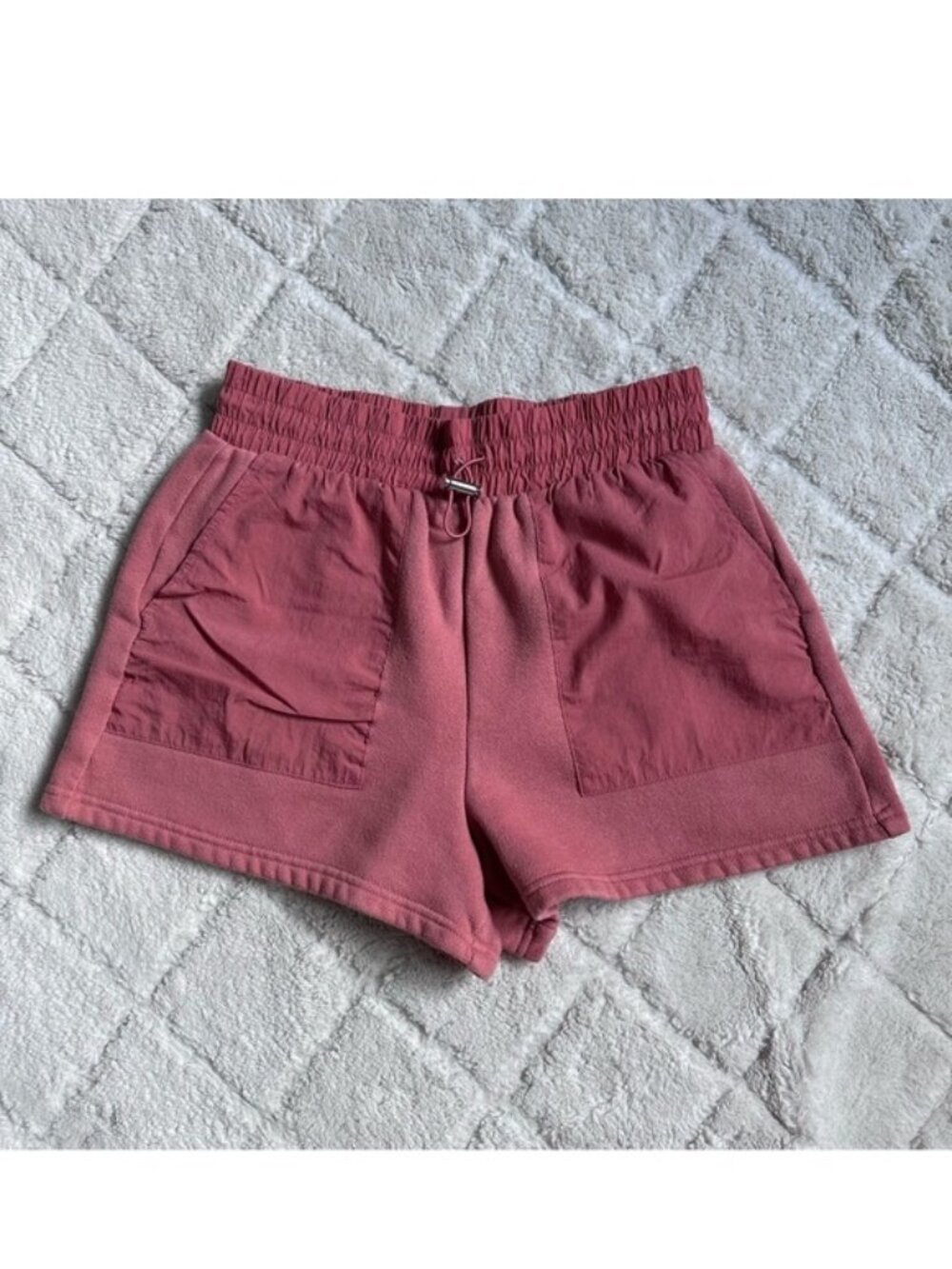 Victoria's Secret | ON POINT Fleece Sweat Shorts Pink Orange | Size Extra Small